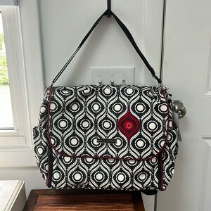 Petunia Pickle Botton Evening in Islington Abundance Boxy Backpack,NWT